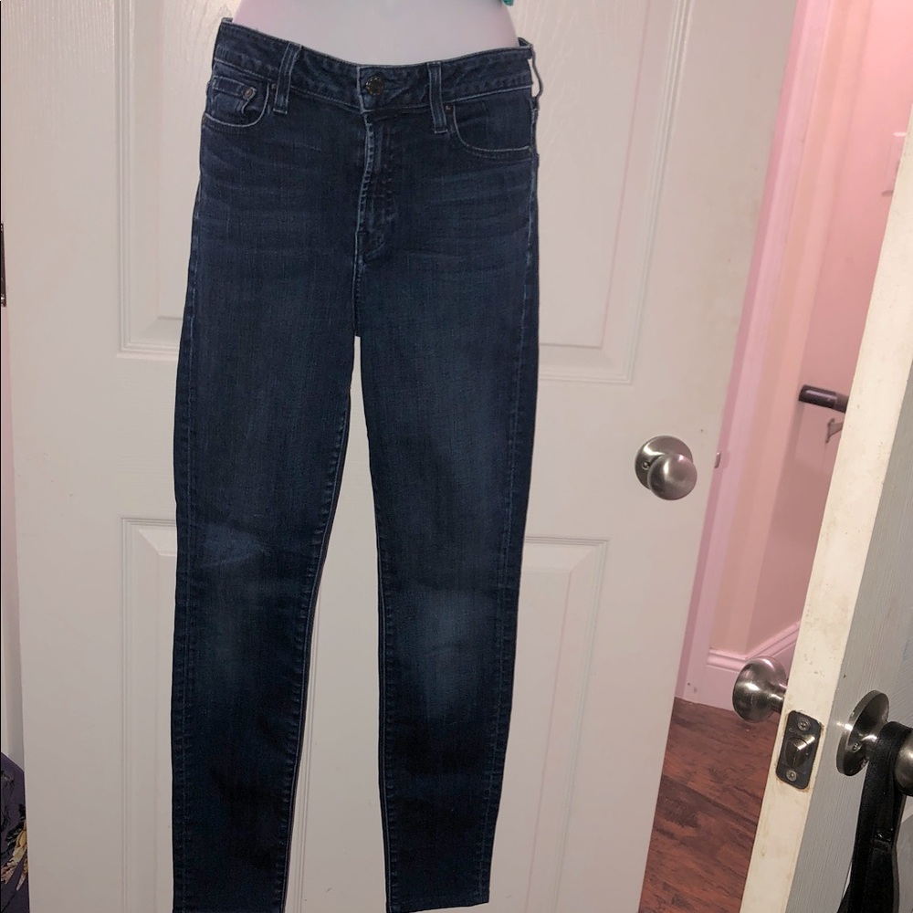 The Castings Dark Blue Jeans High Rise Skinny